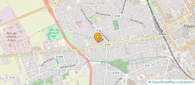 localisation de l'entreprise VILLA MARTINE  SAINTE SAVINE