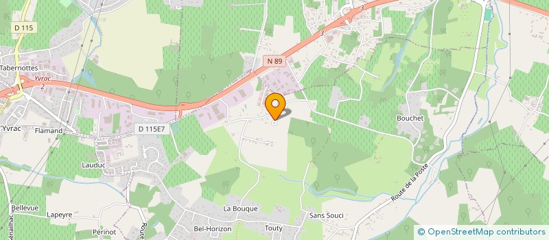 localisation de l'entreprise VILLA MAURESQUE  POMPIGNAC