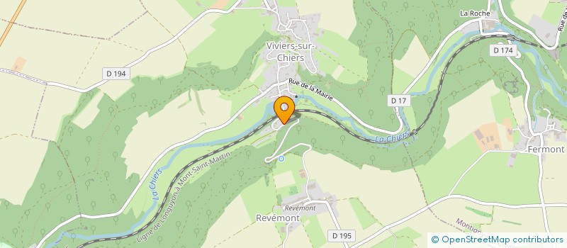 localisation de l'entreprise VILLA MAXIAN  VIVIERS-SUR-CHIERS