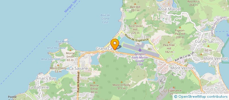 localisation de l'entreprise VILLA MAXIMA  SAINT MARTIN