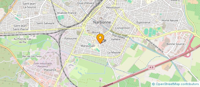 localisation de l'entreprise VILLA MAZZINI à NARBONNE