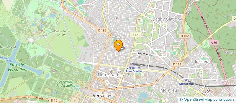 localisation de l'entreprise VILLA MESE à VERSAILLES