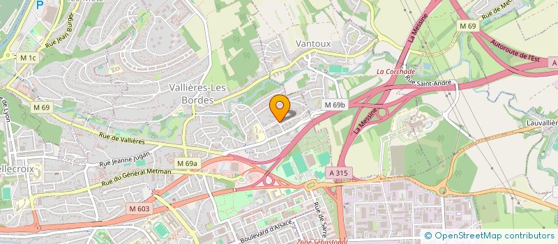 localisation de l'entreprise VILLA MILANN  METZ