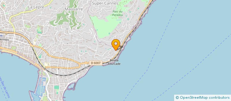 localisation de l'entreprise VILLA MIREILLE A CANNES AV ANTIBES à CANNES