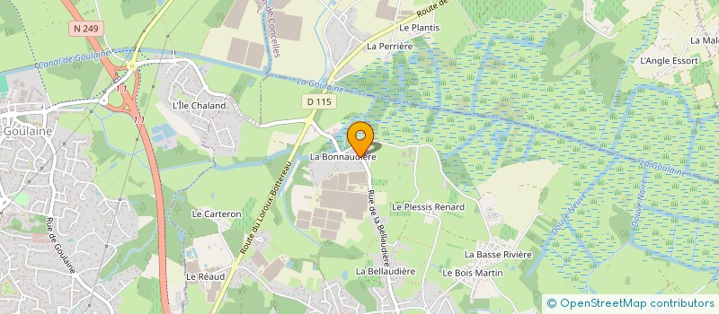localisation de l'entreprise VILLA MON REVE à BASSE-GOULAINE