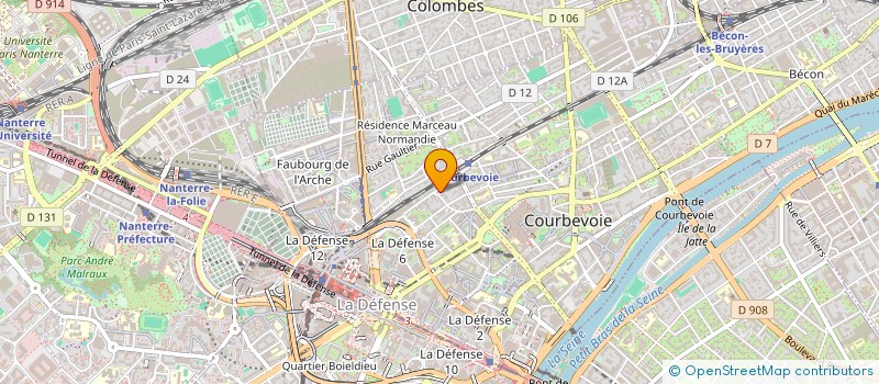 localisation de l'entreprise VILLA MONA à COURBEVOIE