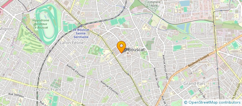 localisation de l'entreprise VILLA MONTEFALCO  LE BOUSCAT