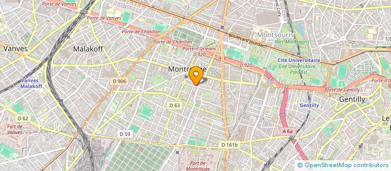localisation de l'entreprise VILLA MONTROUGE  MONTROUGE