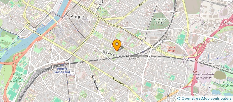 localisation de l'entreprise VILLA MOZART à ANGERS