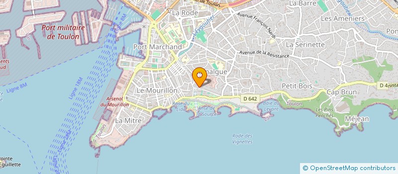 localisation de l'entreprise VILLA NEWA  TOULON