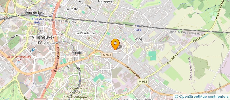 localisation de l'entreprise VILLA NINA à VILLENEUVE-D'ASCQ