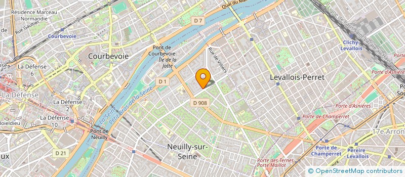 localisation de l'entreprise VILLA NOEMIE à NEUILLY-SUR-SEINE