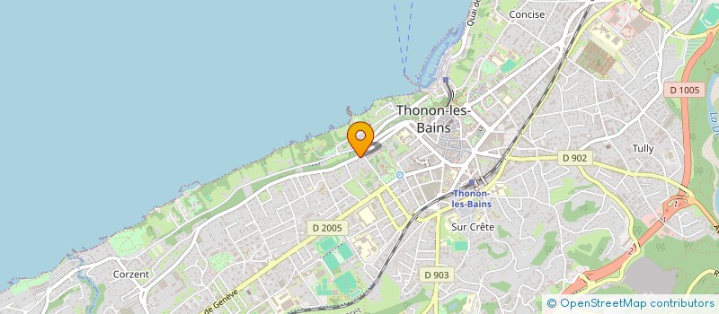 localisation de l'entreprise VILLA NORRIS 18 à THONON-LES-BAINS