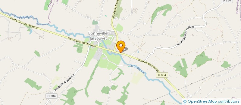 localisation de l'entreprise VILLA NOUVEAU MONDE  BONNEVILLE-LA-LOUVET