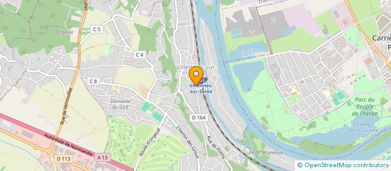 localisation de l'entreprise VILLA-NOVA INVEST à VILLENNES-SUR-SEINE