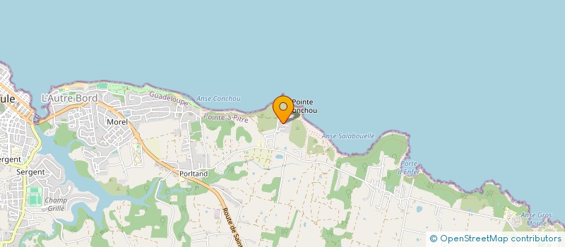 localisation de l'entreprise VILLA OCEAN VIEW à LE MOULE