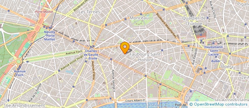 localisation de l'entreprise VILLA ODIOT ELYSEE  PARIS