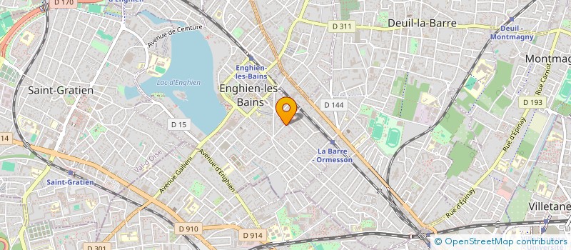 localisation de l'entreprise VILLA PANJO LV à ENGHIEN-LES-BAINS