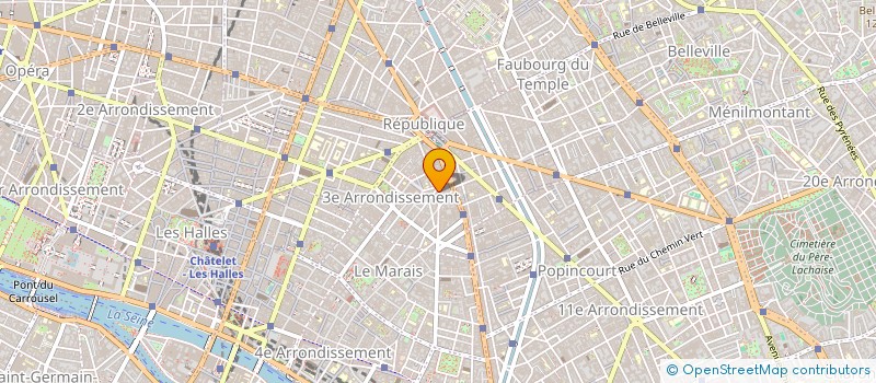 localisation de l'entreprise VILLA PAOLINA à PARIS