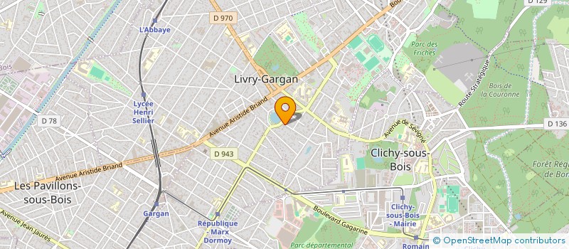 localisation de l'entreprise VILLA PASTEUR à LIVRY-GARGAN
