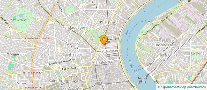 localisation de l'entreprise VILLA PASTEUR à BORDEAUX