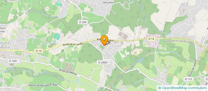 localisation de l'entreprise VILLA PAULINE  CAMBLANES-ET-MEYNAC