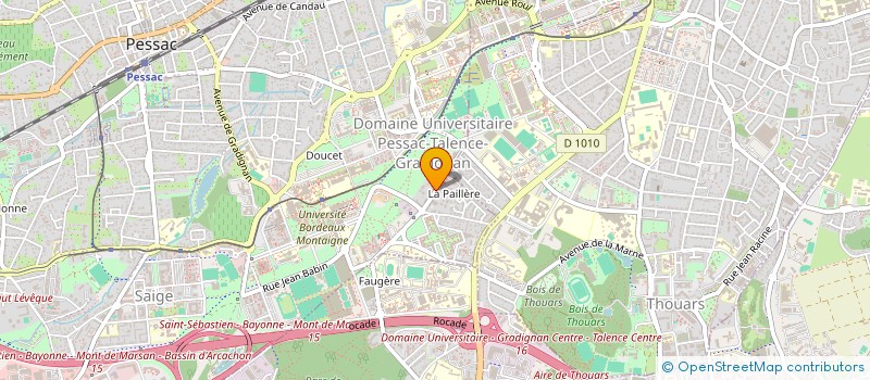 localisation de l'entreprise VILLA PAULINE à PESSAC