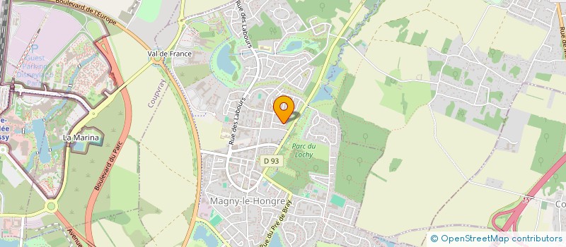 localisation de l'entreprise VILLA PAULINE  MAGNY-LE-HONGRE