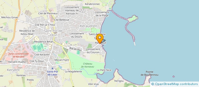 localisation de l'entreprise VILLA PEMPOUL  SAINT-POL-DE-LEON