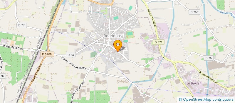 localisation de l'entreprise VILLA PERLE  ROGNONAS