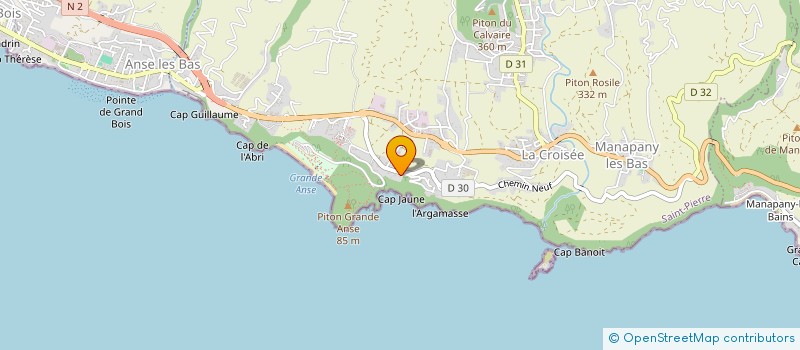 localisation de l'entreprise VILLA PETITE ANSE  PETITE-ILE