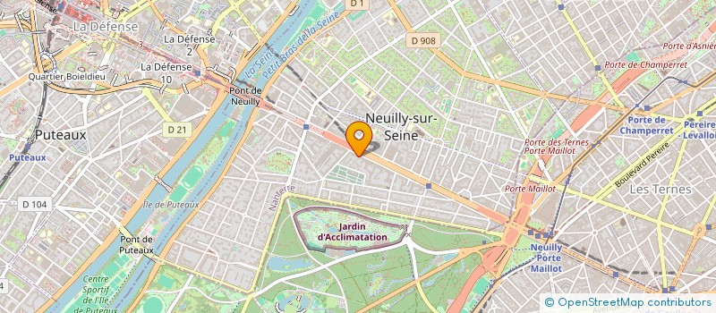 localisation de l'entreprise VILLA PETRA EUROPE  NEUILLY-SUR-SEINE