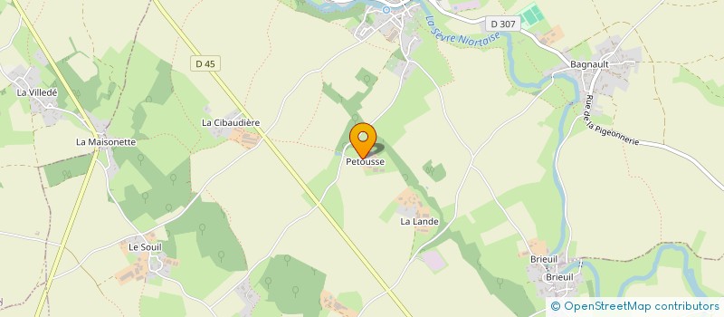 localisation de l'entreprise VILLA PETUCCIA  EXOUDUN