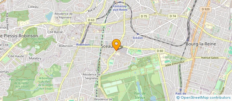 localisation de l'entreprise VILLA PIACENZA à SCEAUX