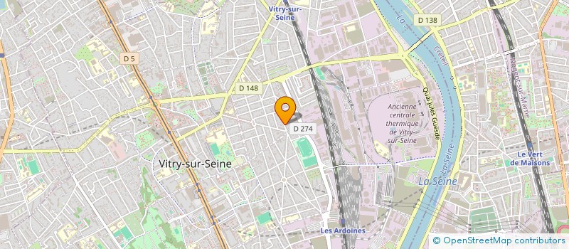 localisation de l'entreprise VILLA PIERRE LOTI  VITRY-SUR-SEINE