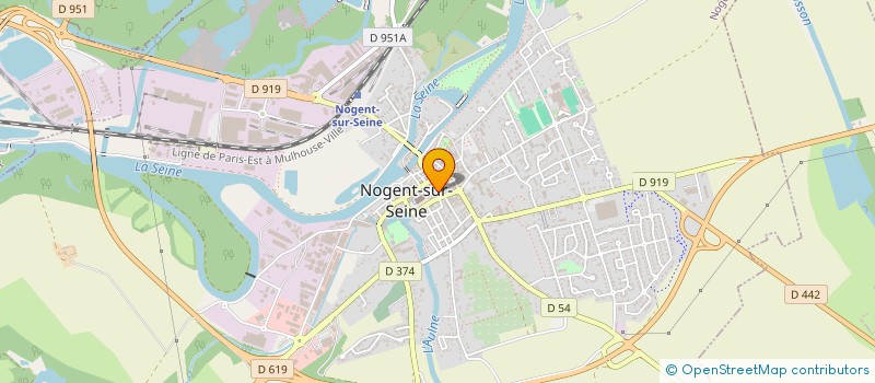 localisation de l'entreprise VILLA PIZZA  NOGENT-SUR-SEINE