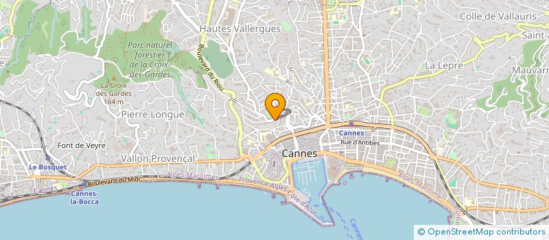 localisation de l'entreprise VILLA POINT DE VUE  CANNES