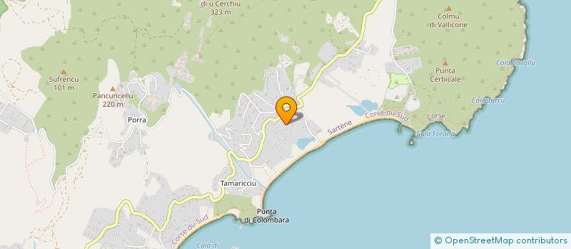 localisation de l'entreprise VILLA PRUNA à PORTO-VECCHIO