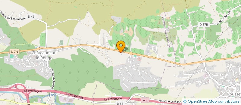 localisation de l'entreprise VILLA RAMPALE  CHATEAUNEUF-LE-ROUGE