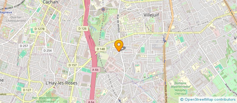 localisation de l'entreprise VILLA RAPHAEL à VILLEJUIF
