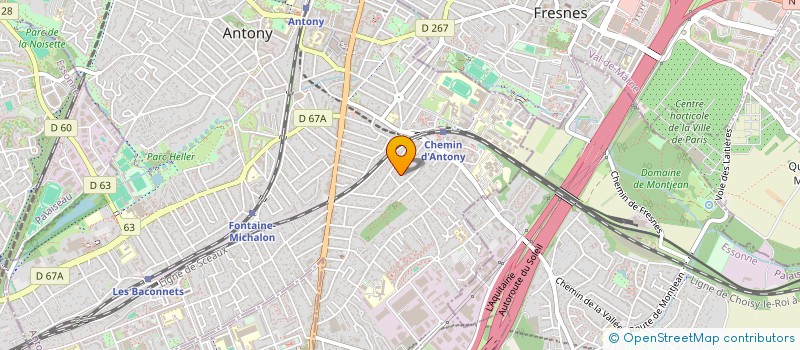 localisation de l'entreprise VILLA RASPAIL à ANTONY