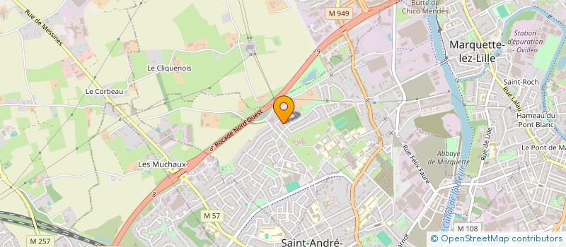 localisation de l'entreprise VILLA RENAIX II  MARQUETTE-LEZ-LILLE