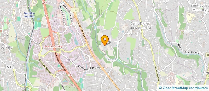 localisation de l'entreprise VILLA RICA  SAINT-DIDIER-AU-MONT-D'OR