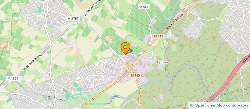 localisation de l'entreprise VILLA ROBINSON  FABREGUES