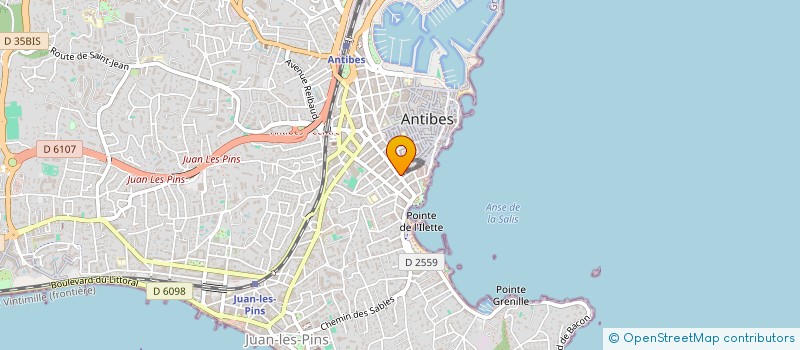 localisation de l'entreprise VILLA ROMANA à ANTIBES