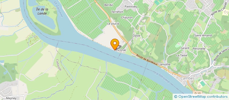 localisation de l'entreprise VILLA ROSE  QUINSAC