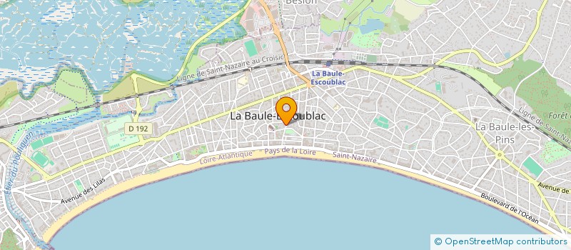 localisation de l'entreprise VILLA SAINT BERNARD  LA BAULE-ESCOUBLAC