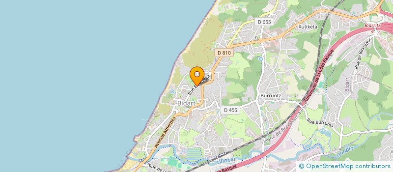 localisation de l'entreprise VILLA SAINT CHARLES à BIDART