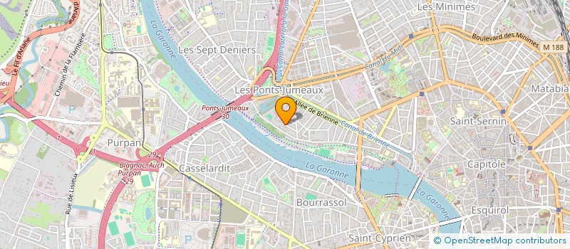 localisation de l'entreprise VILLA SAINT GERMAIN à TOULOUSE