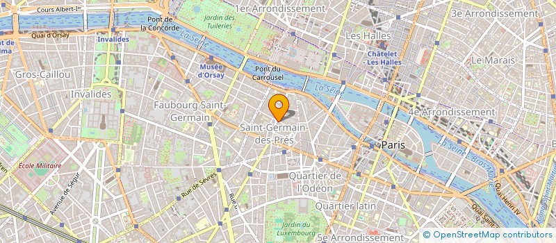 localisation de l'entreprise VILLA SAINT GERMAIN DES PRES  PARIS